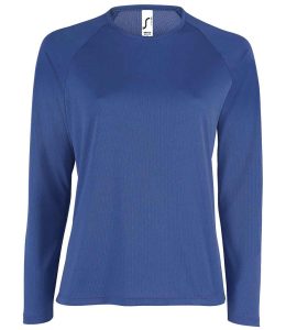 SOL'S Ladies Sporty Long Sleeve Performance T-Shirt