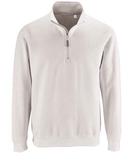 SOL'S Stan Contrast Zip Neck Sweatshirt