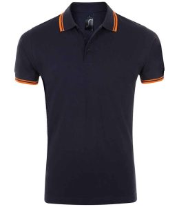 SOL'S Pasadena Tipped Cotton Piqué Polo Shirt