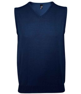 SOL'S Unisex Gentlemen Sleeveless Cotton Acrylic V Neck Sweater