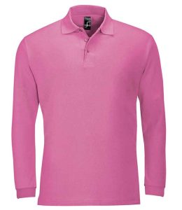 SOL'S Winter II Long Sleeve Cotton Piqué Polo Shirt