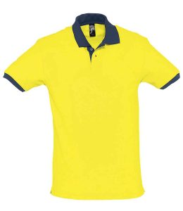 SOL'S Prince Contrast Cotton Piqué Polo Shirt