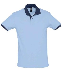 SOL'S Prince Contrast Cotton Piqué Polo Shirt