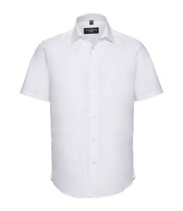 Russell Collection Short Sleeve Easy Care Fitted Shirt