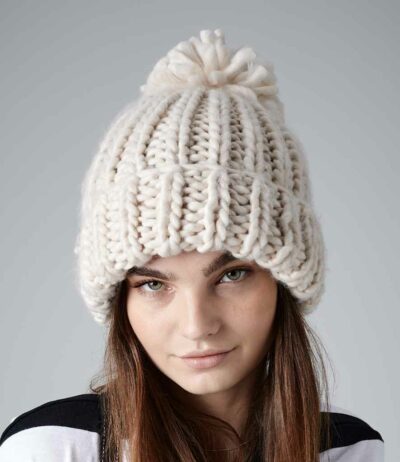 Image for Beechfield Oversized Hand Knit Beanie