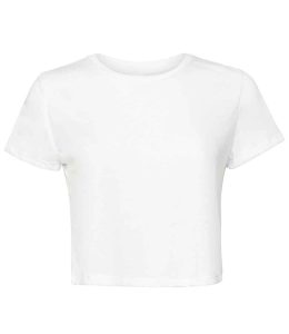 Bella Ladies Flowy Cropped T-Shirt