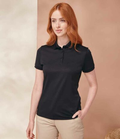 Image for Henbury Ladies Recycled Polyester Polo Shirt