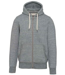 Kariban Vintage Zip Hooded Sweatshirt