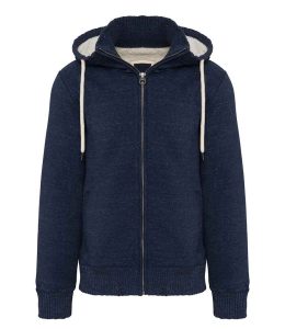 Kariban Vintage Sherpa Lined Hooded Sweatshirt