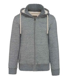 Kariban Vintage Sherpa Lined Hooded Sweatshirt