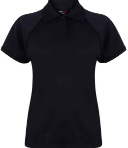 Finden and Hales Ladies Performance Piped Polo Shirt