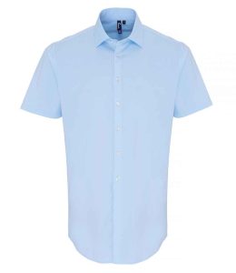 Premier Short Sleeve Stretch Fit Poplin Shirt