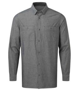 Premier Fairtrade Organic Long Sleeve Chambray Shirt