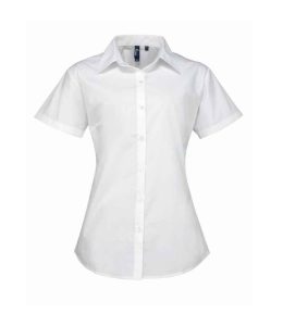 Premier Ladies Supreme Short Sleeve Poplin Shirt