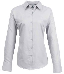 Premier Ladies Signature Long Sleeve Oxford Shirt