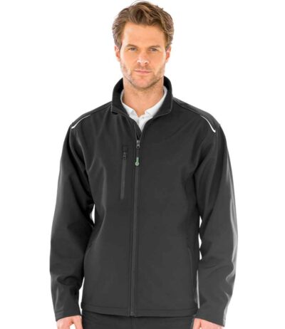 Image for Result Genuine Recycled Three Layer Printable Soft Shell Jacket