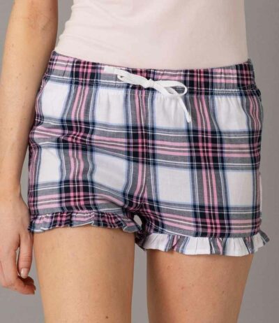 Image for SF Ladies Tartan Frill Shorts