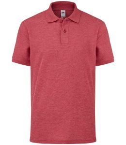 Fruit of the Loom Kids Poly/Cotton Piqué Polo Shirt