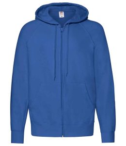 Fruit of the Loom Lightweight Zip Hooded Sweatshirt