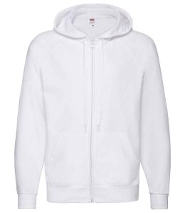 Fruit of the Loom Lightweight Zip Hooded Sweatshirt