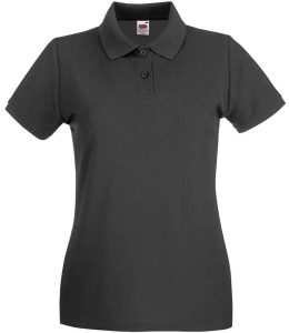 Fruit of the Loom Lady-Fit Premium Cotton Piqué Polo Shirt