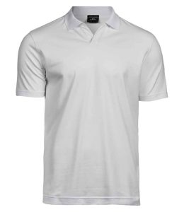 Tee Jays Luxury Stretch V Neck Polo Shirt