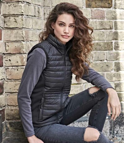 Image for Tee Jays Ladies Crossover Padded Bodywarmer