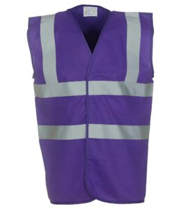 Purple YK102 Yoko branded Hi-vis vest