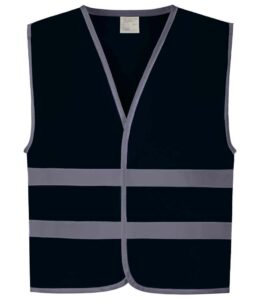 Navy blue YK106B Yoko branded Kids hi-vis vest