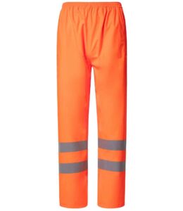 Hi-visibility Orange waterproof Yoko work trousers