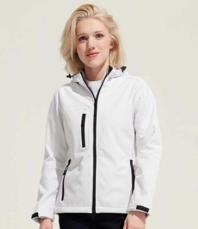 Image for SOL’S Ladies Replay Hooded Soft Shell Jacket