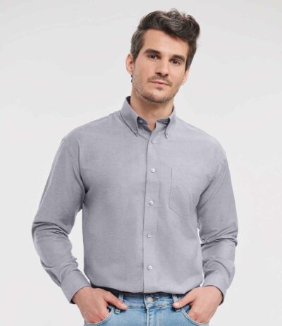 Image for Russell Collection Long Sleeve Easy Care Oxford Shirt