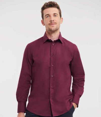 Image for Russell Collection Long Sleeve Easy Care Fitted Shirt