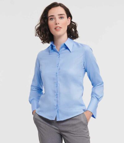 Image for Russell Collection Ladies Long Sleeve Ultimate Non-Iron Shirt