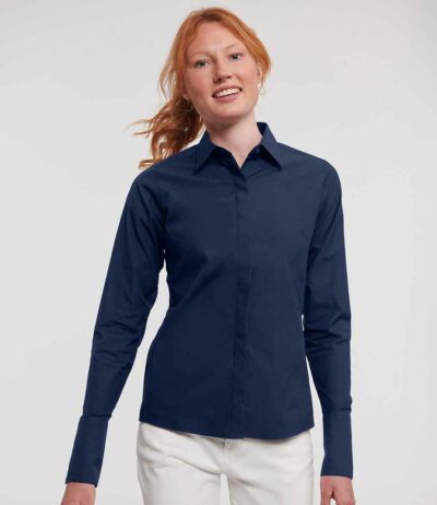 Image for Russell Collection Ladies Ultimate Stretch Shirt