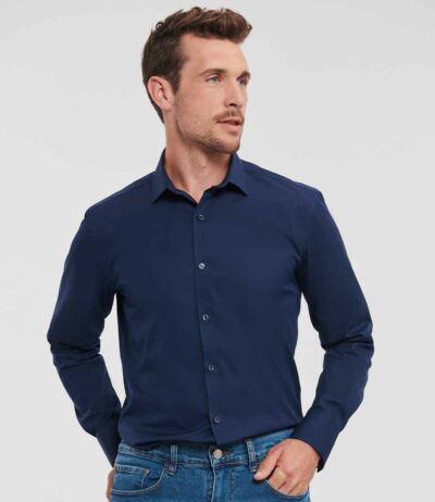 Image for Russell Collection Long Sleeve Ultimate Stretch Shirt