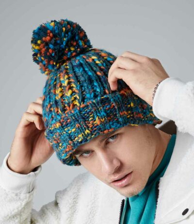 Image for Beechfield Twister Pom Pom Beanie