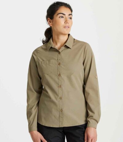 Image for Craghoppers Expert Ladies Kiwi Long Sleeve Shirt