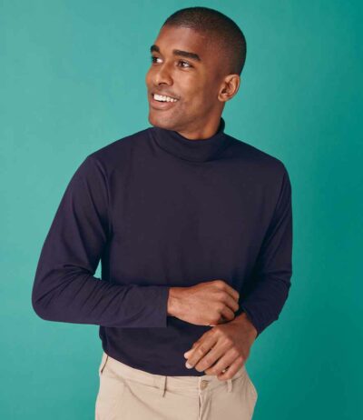 Image for Henbury Long Sleeve Roll Neck Top