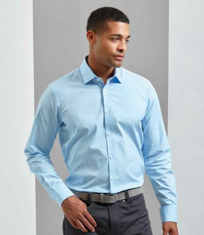 Image for Premier Long Sleeve Stretch Fit Poplin Shirt