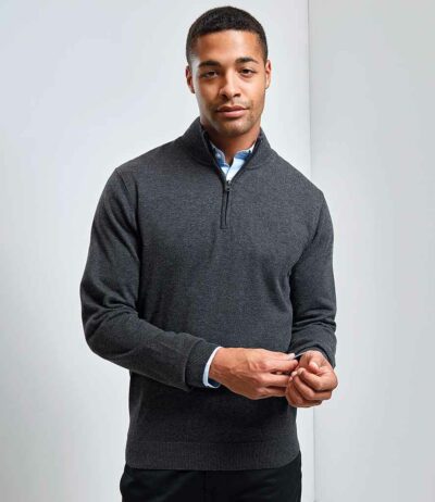Image for Premier Zip Neck Sweater