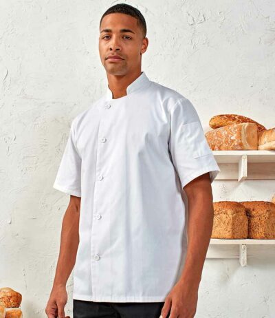 Image for Premier Essential Short Sleeve Chef’s Jacket