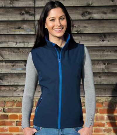 Image for Result Core Ladies Printable Soft Shell Bodywarmer