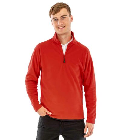 Image for Result Genuine Recycled Zip Neck Micro Fleece