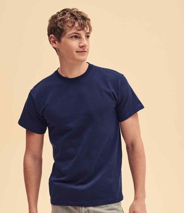 Navy blue Fruit of the Loom Heavy Cotton T-Shirt
