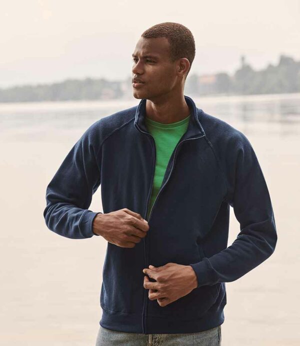 Navy blue Fruit of the Loom Classic Sweat Jacket